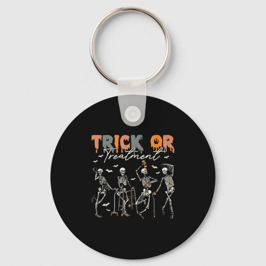 Trick Or Treatment Pt Physical Therapy Therapist H Sleutelhanger (Voorkant)