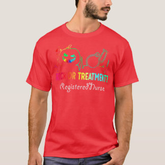 Trick or Treatment Pumpkin Head Registered Zurse T-shirt