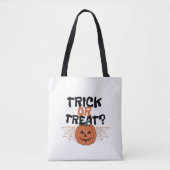 Trick or Treats Halloween Canvas tas (Voorkant)