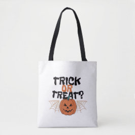 Trick or Treats Halloween Canvas tas