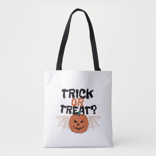 Trick or Treats Halloween Canvas tas (Voorkant)