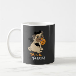 Trick or Treats Pug Kostuum Koffiemok