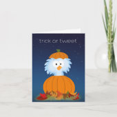Trick or "Tweet" Halloween Bird card Kaart (Voorkant)