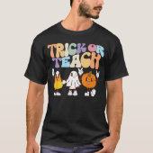 Trick oreach Cute Halloweeneacher boy T-shirt (Voorkant)