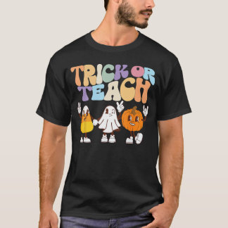 Trick oreach Cute Halloweeneacher boy T-shirt