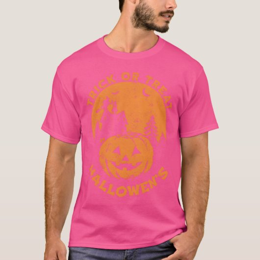 Trick Orreat Halloweens vrienden T-shirt (Voorkant)