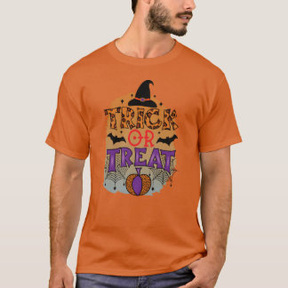 Trick Orreat Pumpkin Halloween grappig T-shirt