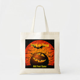 Trick ors treat Happy Halloween Tote Bag