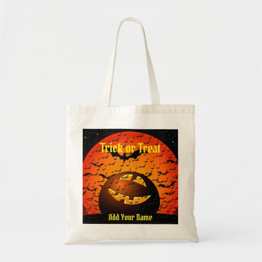 Trick ors treat Happy Halloween Tote Bag (Voorkant)