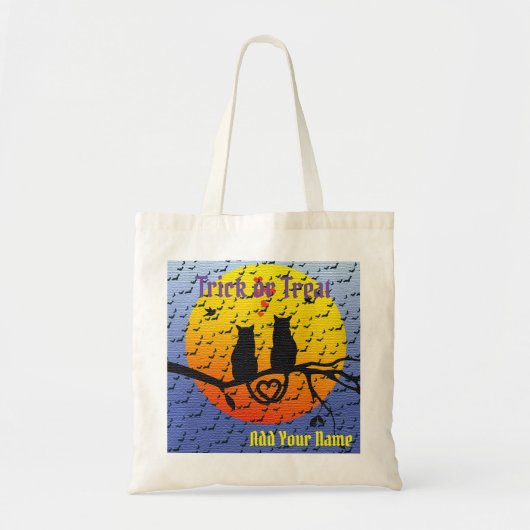 Trick ors treat Happy Halloween Tote Bag (Voorkant)