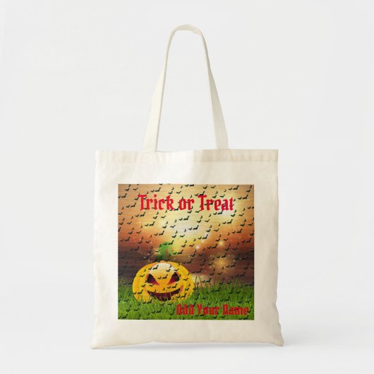 Trick ors treat Happy Halloween Tote Bag (Voorkant)