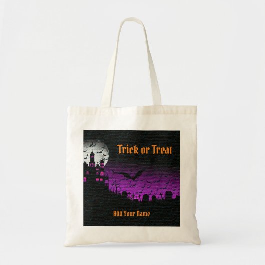 Trick ors treat Happy Halloween Tote Bag (Voorkant)