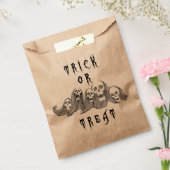 Trick ors treat heks voor zakken bedankzakje (Gezegeld)
