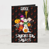 Trick ors treat kaart (Voorkant)