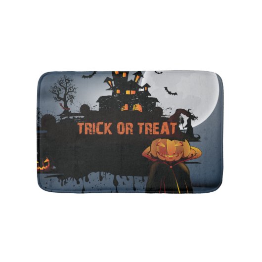 Trick ors treat kasteel badmat (Voorkant)