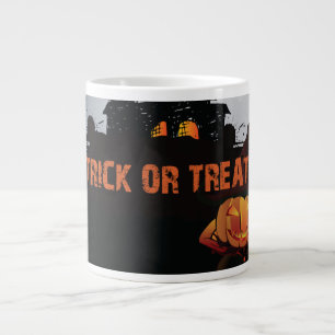Trick ors treat kasteel grote koffiekop
