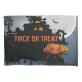 Trick ors treat kasteel kussensloop (Voorkant)
