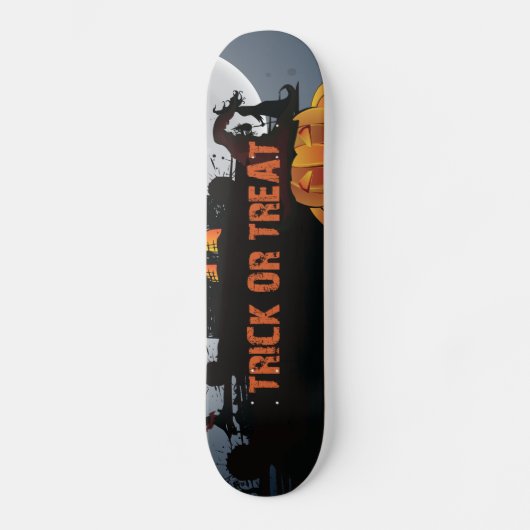 Trick ors treat kasteel persoonlijk skateboard (Voorkant)
