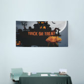 Trick ors treat kasteel spandoek (Beurs)