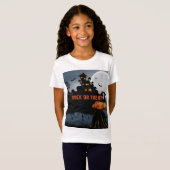 Trick ors treat kasteel t-shirt (Voorkant volledig)