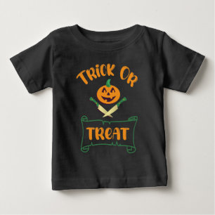 Trick ors treat kruising Halloween pomkin