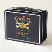 Trick ors treat kruising Halloween pomkin (Achterkant)