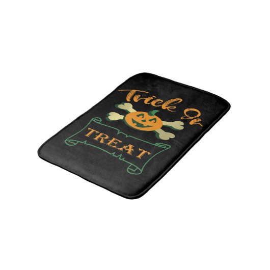 Trick ors treat kruising Halloween pomkin Badmat (Gekanteld)