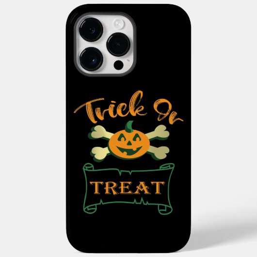 Trick ors treat kruising Halloween pomkin Case-Mate iPhone Case (Achterkant)