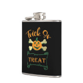 Trick ors treat kruising Halloween pomkin Heupfles (Links)