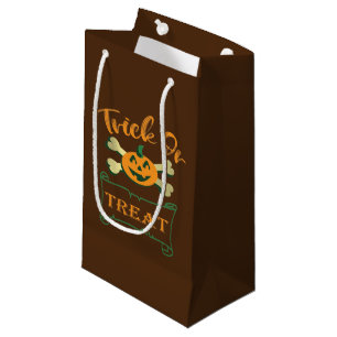 Trick ors treat kruising Halloween pomkin Klein Cadeauzakje