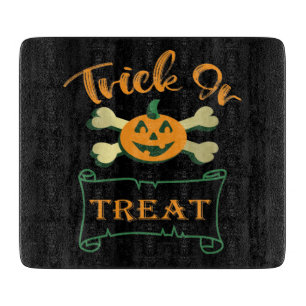 Trick ors treat kruising Halloween pomkin Snijplank