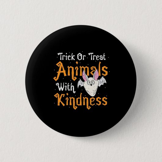 Trick ors treat ronde button 5,7 cm (Voorkant)