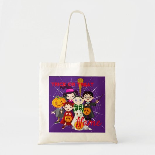 Trick ors treat tote bag (Voorkant)