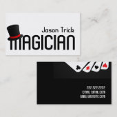 Trick Poker Chip Entertainment met een Magische Ma Visitekaartje (Voorkant / Achterkant)