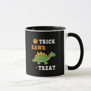 Trick Rawr Treat Cute Halloween Stegosaurus Dino Mok
