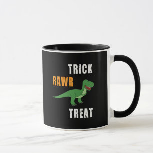 Trick Rawr Treat Cute Halloween Tyrannosaurus Rex Mok