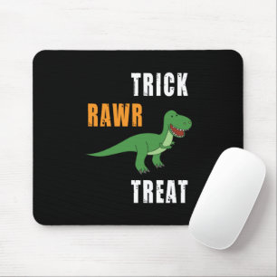 Trick Rawr Treat Cute Halloween Tyrannosaurus Rex Muismat