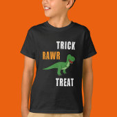 Trick Rawr Treat Cute Halloween Tyrannosaurus Rex T-shirt