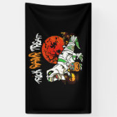 Trick Rawr Treat Halloween Dinosaur T Rex Pumpkin Spandoek (Verticaal)