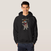Trick Rawr Treat Rex Dinosaur Mummy Boys Hallow Hoodie (Voorkant volledig)
