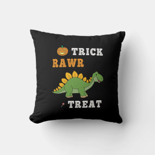 Trick Rawr Treat Schattige Halloween Stegosaurus D Kussen