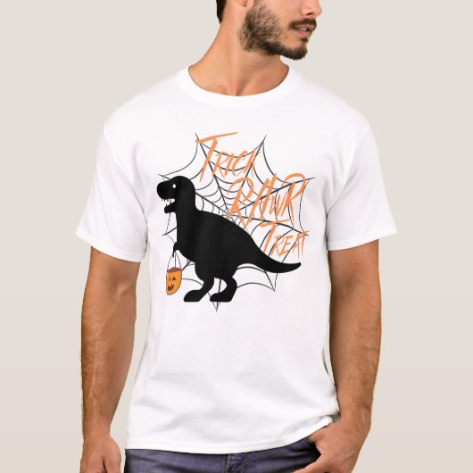 Trick Rawr Treat T-shirt (Voorkant)