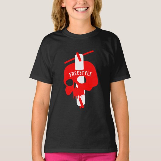 Trick Scooter Rider T-shirt (Voorkant)