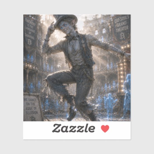 Trick/Tapdanser/Groot Podium Sticker (Vel)