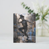 Trick/Tapdanser/Grote Podium Briefkaart (Staand voorkant)