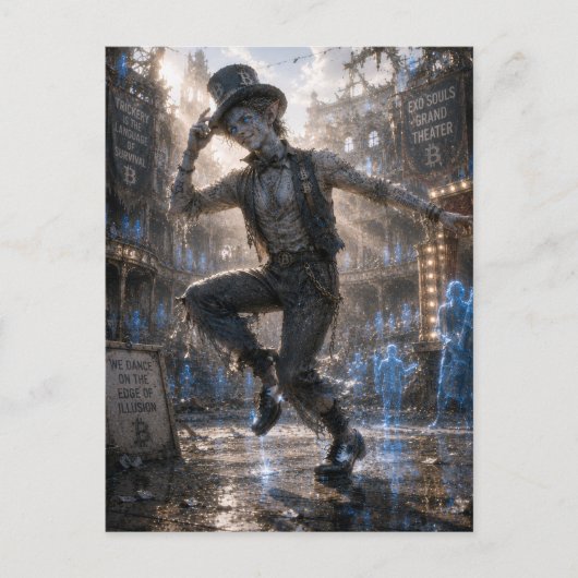 Trick/Tapdanser/Grote Podium Briefkaart (Voorkant)