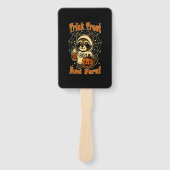 Trick Treat and Feral Cute Halloween Handwaaier (Voorkant)