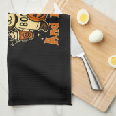 Trick Treat and Feral Cute Halloween Theedoek (Quarter Fold)