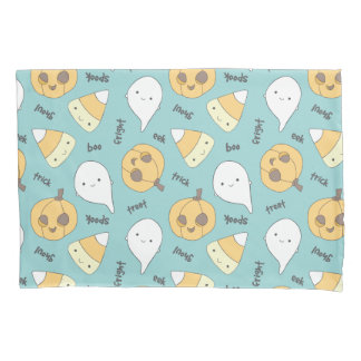 Trick Treat Boo Cute Halloween Pattern Kussensloop