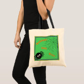 Trick Treat Spider Halloween Budget Canvas tas (Voorkant (product))